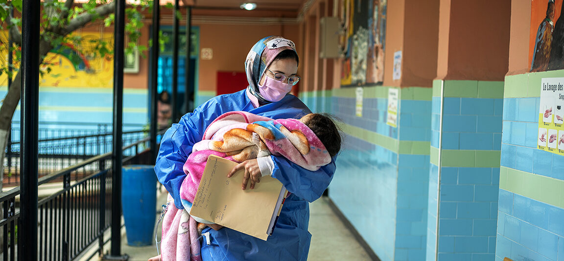 Surgical team providing care in a global health setting